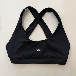 Set active airluxe Black Sports Bra